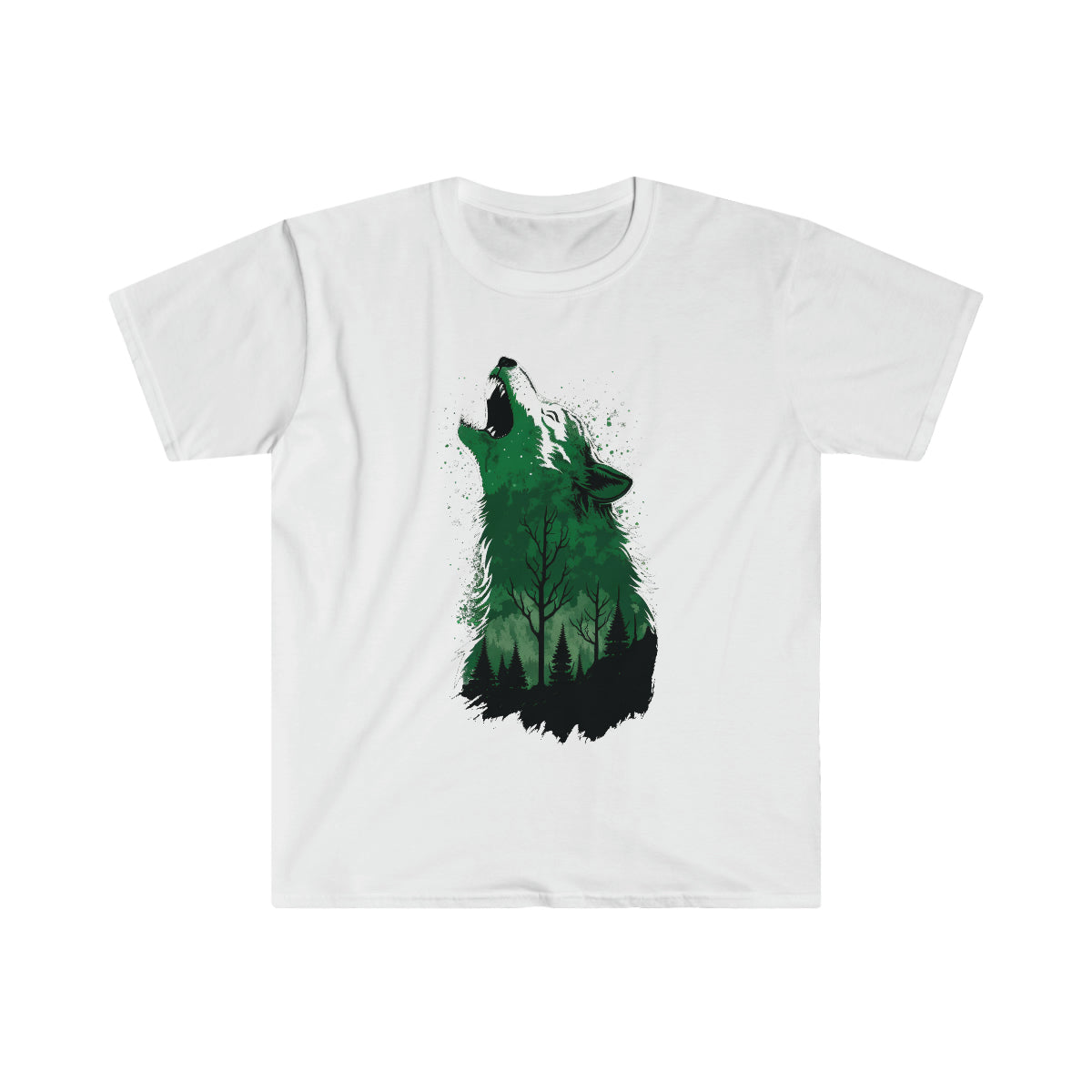 Forest Wolf - Unisex Softstyle T-Shirt