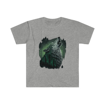 Green Wolf Moon - Unisex Softstyle T-Shirt