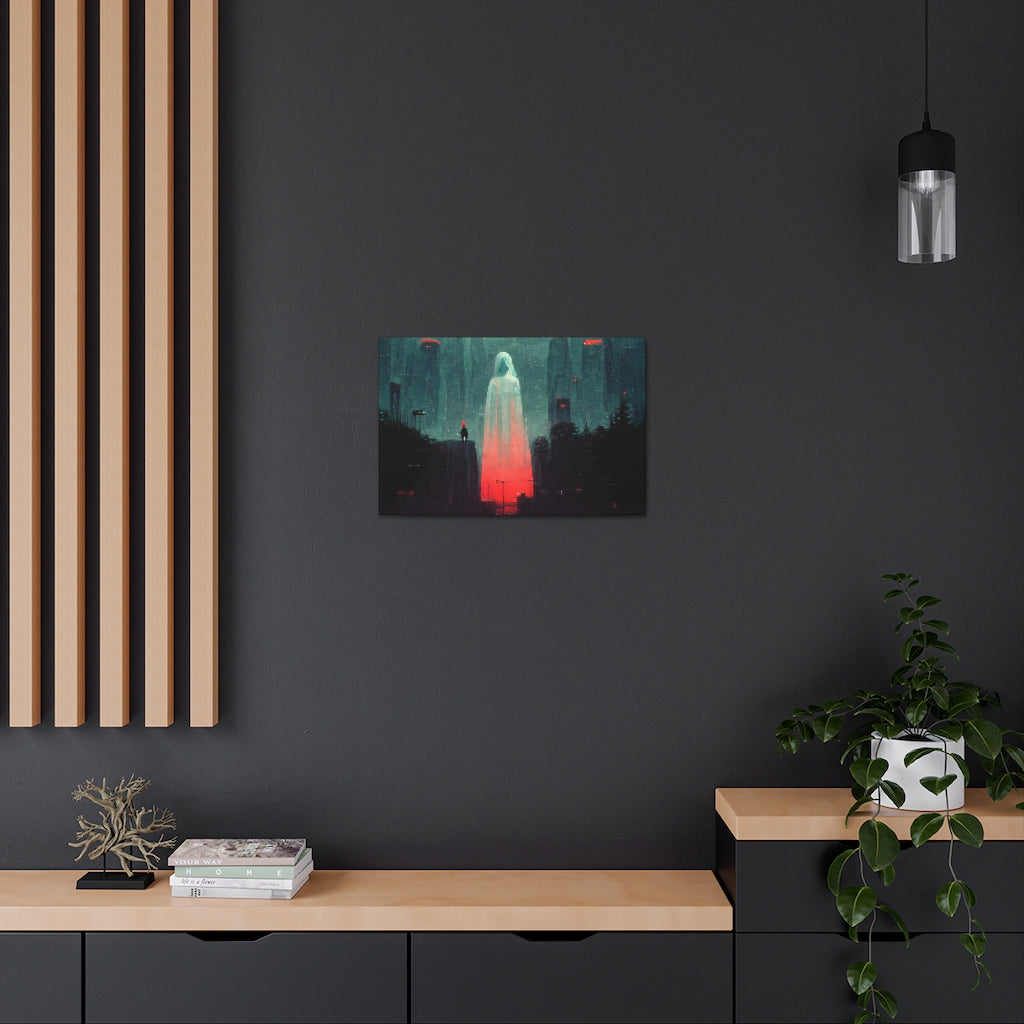 Our Lady in Red - Canvas Gallery Wraps