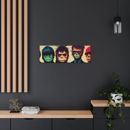 A Band of Gorillas - Canvas Gallery Wraps